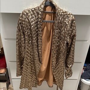 Elegant Gold Women's Jacket